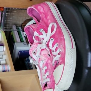Pink Tye Dye Converse